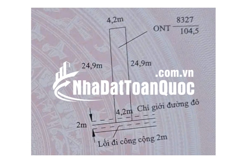 Chính chủ bán miếng đất tại Xã Phước Vân, Huyện Cần Đước, Tỉnh Long An