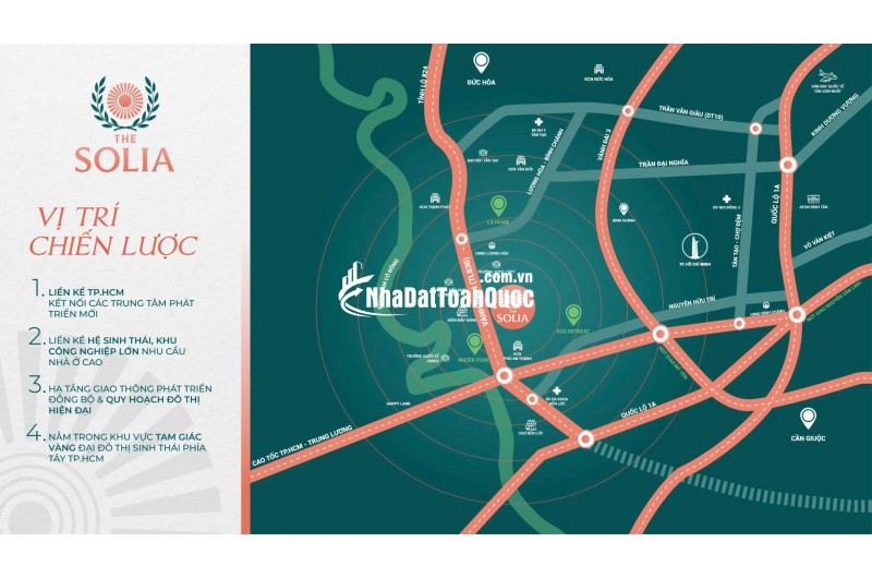 THE SOLIA-SIÊU PHẨM GẦN 1000 LÔ ĐẤT NỀN SẴN SỔ-BẾN LỨC LONG AN