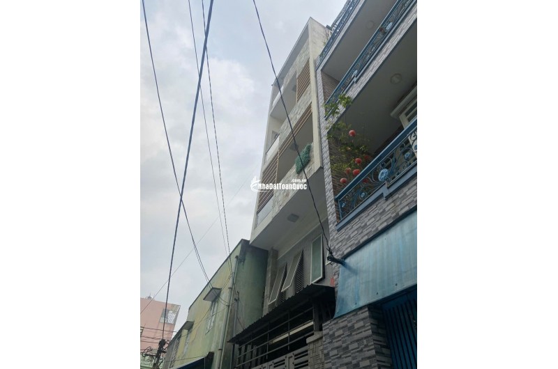 Nhà bán - hẻm xe hơi - đường Âu Cơ - Quận Tân Phú - DT 50m2 - 5 Tầng - chi chỉ 6 tỷ