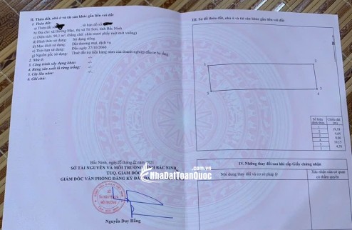 Bán đất kèm nhà tại Phù Khê - Bắc Ninh chỉ với giá quanh 1 tỷ