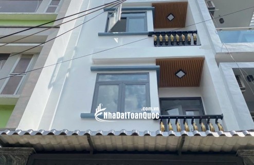 BÁN NHÀ 4 TẦNG MỚI – HẺM XE HƠI THÔNG – GẦN LÊ VĂN QUỚI – GIÁ HƠN 6 TỶ