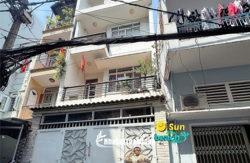 BÁN NHÀ MẶT TIỀN HẺM XE HƠI NGỦ TRONG NHÀ - ĐƯỜNG LÊ THỊ RIÊNG, QUẬN 1 - NGANG LỚN 4,5M *14M