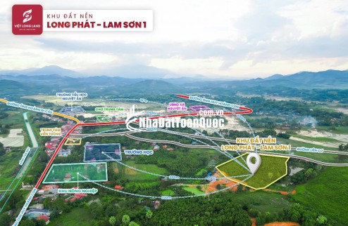 Đất Nền Long Phát Lam Sơn - Gần Khu Nông Nghiệp Công Nghệ Cao  Sẵn Sổ Sang Tên Ngay Giá Chỉ 150tr/Lô