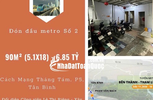 Bán Nhà Giá Tốt – Ngay CMT8 - P.5 Tân Bình – 86m² – Chỉ 6.85 Tỷ