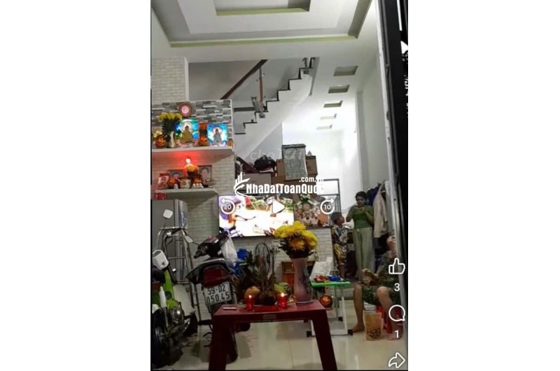 Bán nhà đúc 1 lầu Đường 1A Vĩnh lộc B Bình Chánh có 3PN hẻm xe hơi