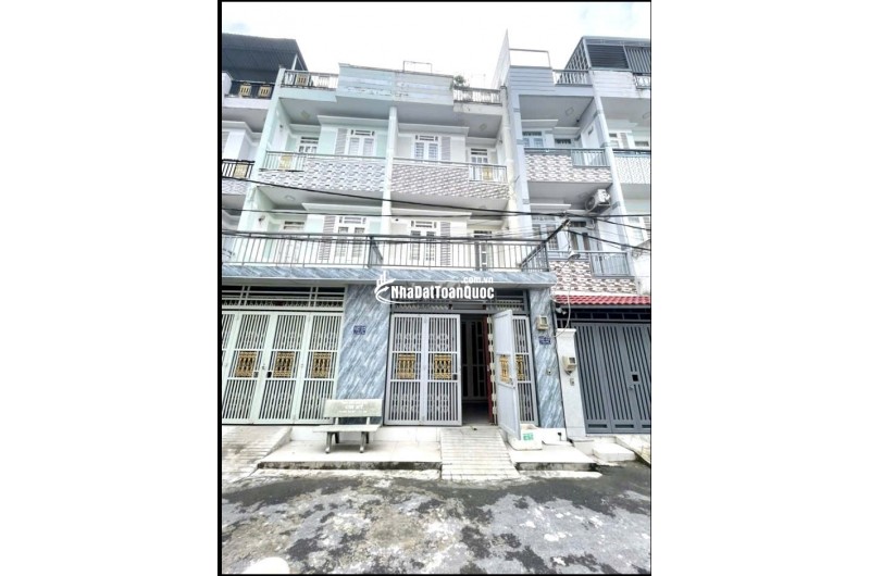 Bán nhà 1 trệt 2 lầu 1 ST hẻm xe hơi Lê Văn Lương, Xã Nhơn Đức Nhà Bè