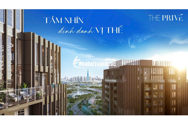 Giỏ hàng căn hộ The Privé Quận 2 - Căn hộ hạng sang giá tốt nhất Nam Rạch Chiết chỉ với 99 triệu/m2