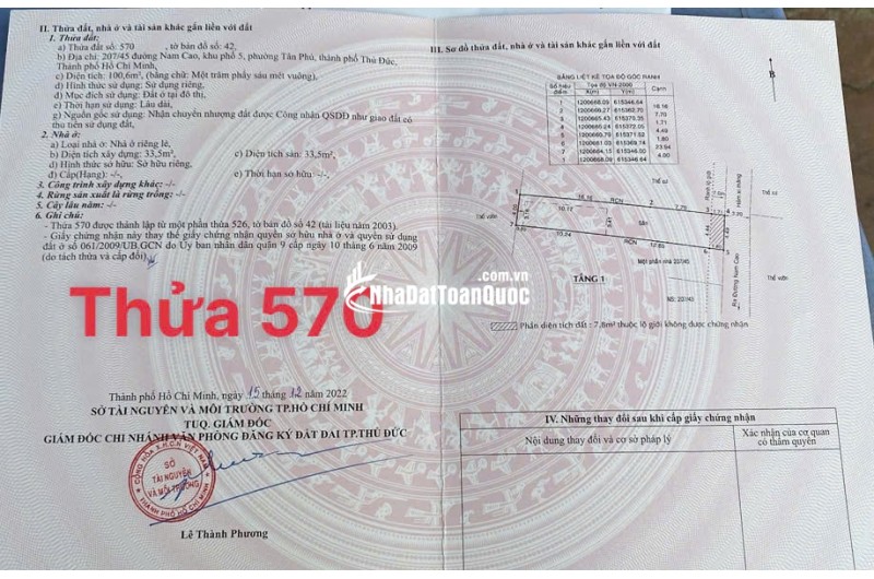 Bán nhà DT 201,9m2 Đường Nam Cao có 6PN đang kinh doanh nhà trọ