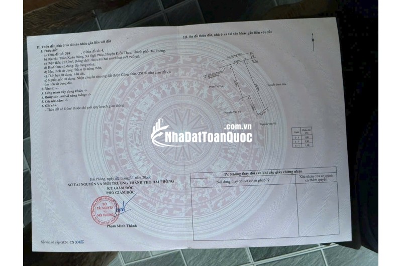 Lô đất giá F0 Xuân Đông Ngũ Phúc đón đầu khu Công Nghiệp