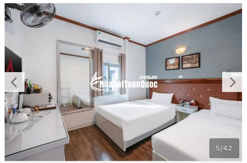 Lô góc khách sạn 67 phòng – Lò Đúc – 9 tầng – 281m² – doanh thu 370tr/th – giá 171 tỷ