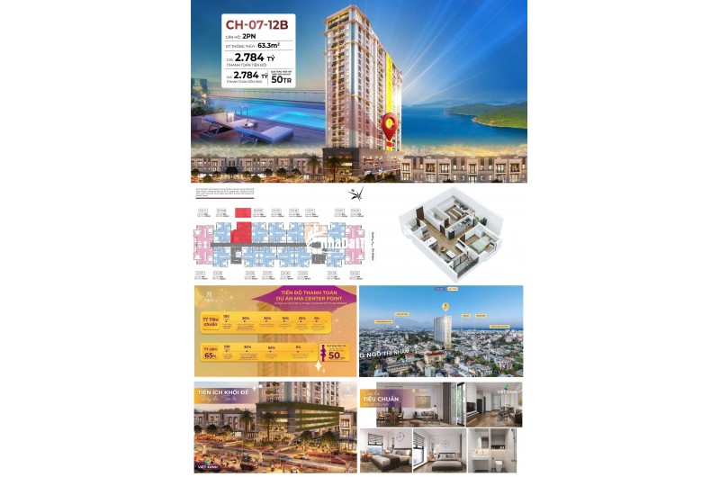  CHỈ 2,5 TỶ – SỞ HỮU NGAY CĂN HỘ 2PN CAO CẤP TẠI TRUNG TÂM LIÊN CHIỀU 