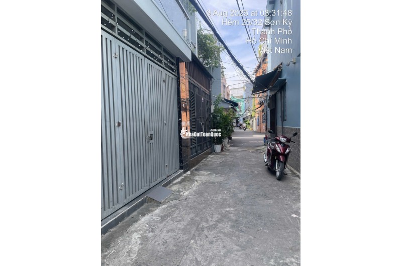 SIÊU PHẨM SƠN KỲ - TÂN PHÚ - HẺM XE HƠI - NHÀ ĐẸP 2 TẦNG BTCT - VUÔNG A4 - NHỈNH 6 TỶ