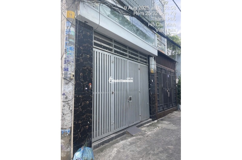 SIÊU PHẨM SƠN KỲ - TÂN PHÚ - HẺM XE HƠI - NHÀ ĐẸP 2 TẦNG BTCT - VUÔNG A4 - NHỈNH 6 TỶ