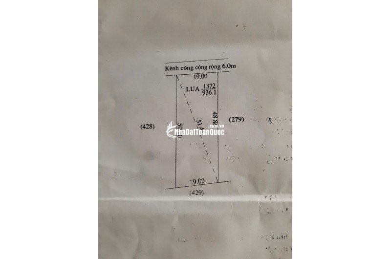 BÁN ĐẤT TẠI HUYỆN CHÂU THÀNH, TIỀN GIANG, 936,1 M2 SẴN SHR CHỈ 800 TRIỆU LH:0367463513.
