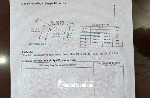 Chính chủ bán mảnh đất vuông vắn, vị trí đẹp Tại Tổ 9 Hoà Nghĩa - Dương Kinh.