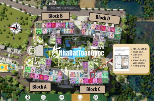 Bán căn hộ Elysian 1PN 43M GIÁ GD1 TẦNG 5&6 GIÁ TỐT NHẤT THỊ TRƯỜNG VIEW NỘI KHU