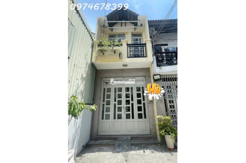  Nhà nhỏ đẹp - giá xinh xinh- Hẻm xe hơi - Gần chợ - Khu dân cư sầm uất.