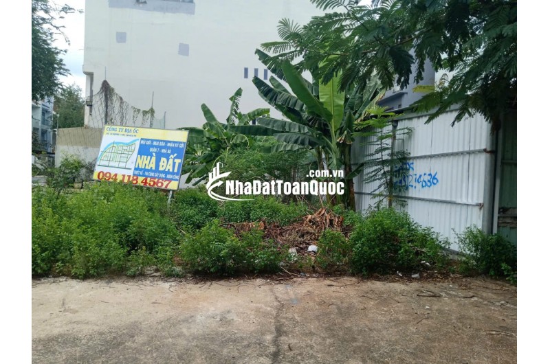 Bán đất thổ cư 137.5m2 lô góc 2 MT Xã Phước Kiển Nhà Bè vị trí cực đẹp