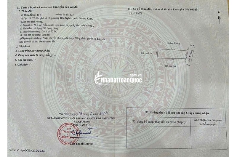 Đất hiếm sát Cầu Rào 3 – giá chỉ 1.1x tỷ  ZALO 0567 222 555