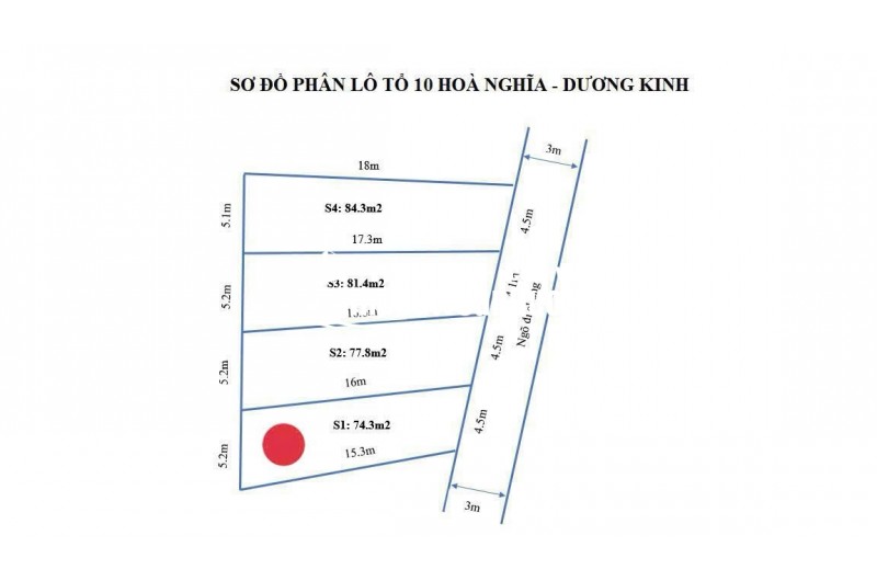 Đất hiếm sát Cầu Rào 3 – giá chỉ 1.1x tỷ  ZALO 0567 222 555