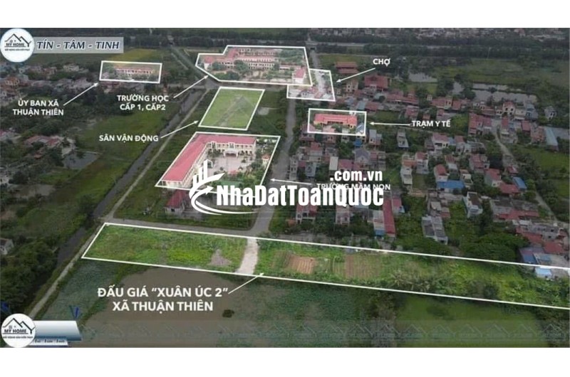 1.5x tỷ - 104m2 đất đấu giá Xuân Úc 2 Thuận Thiên Zalo 0567222555