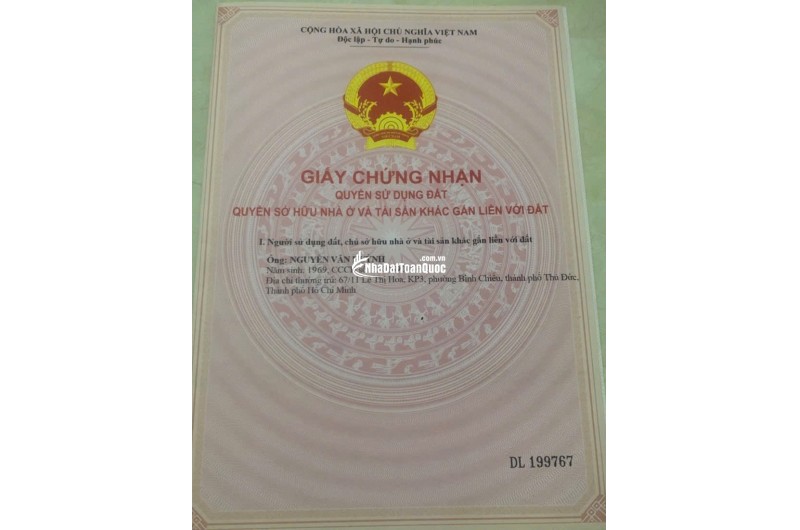Bán nhà 2 lầu hẻm xe hơi lớn số 67/11 Lê Thị Hoa TP Thủ Đức