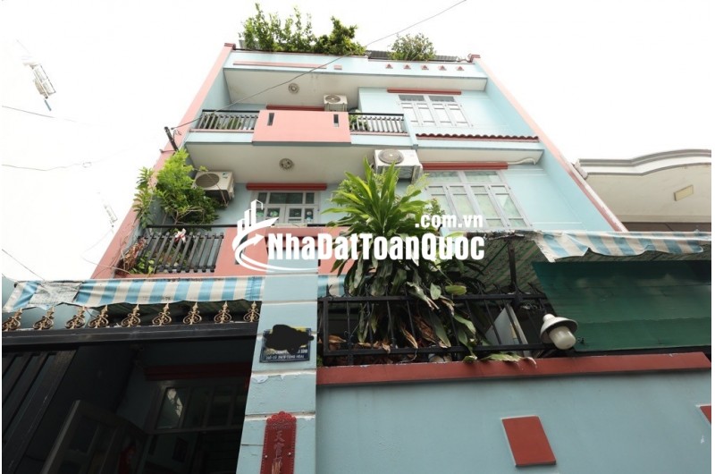Nhà ngang 7m, đường Trường Chinh, 54m2 x 4 tầng BTCT, gần chợ Bà Quẹo