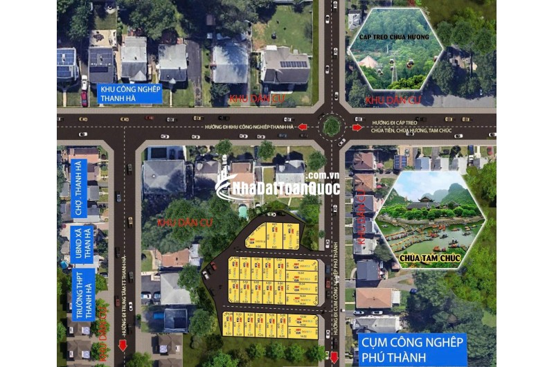 ĐẤT NỀN TRUNG TÂM ĐÔ THỊ – LÕI KCN THANH HÀ (Ba Hàng Đồi, Lạc Thủy, Hòa Bình)