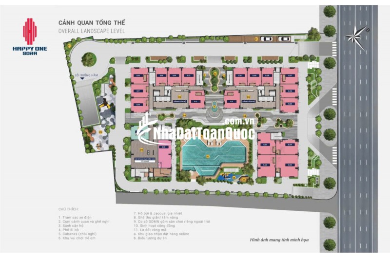 MỞ BÁN CĂN HỘ HAPPY ONE SORA THỦ ĐỨC, NỘI THẤT CAO CẤP, 69M2, TỪ 3.2 TỶ. LH:0987225871.