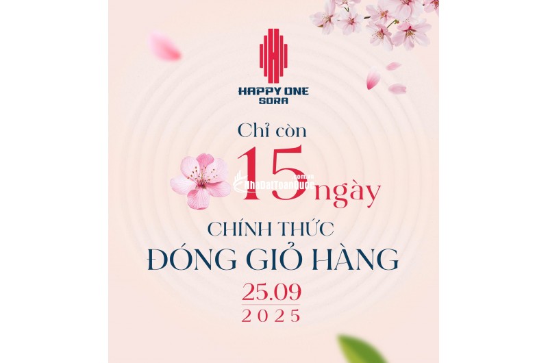 MỞ BÁN CĂN HỘ HAPPY ONE SORA THỦ ĐỨC, NỘI THẤT CAO CẤP, 69M2, TỪ 3.2 TỶ. LH:0987225871.