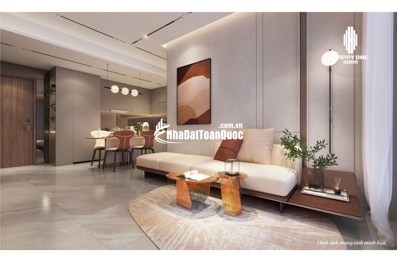MỞ BÁN CĂN HỘ HAPPY ONE SORA THỦ ĐỨC, NỘI THẤT CAO CẤP, 69M2, TỪ 3.2 TỶ. LH:0987225871.
