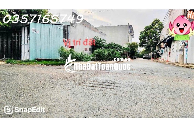 BÁN ĐẤT QUẬN 9 - NGAY CỔNG BÊN PHƯỚC THIỆN VIEW VINHOMES Q9 - LÔ GÓC 2 MẶT TIỀN -