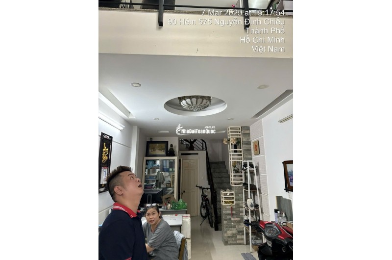 Bán Nhà 575/86 Nguyễn Đình Chiểu, Quận 3. DT: 3.2m*10m. CN: 29m2. 5 Tầng. Giá 9.9  tỷ