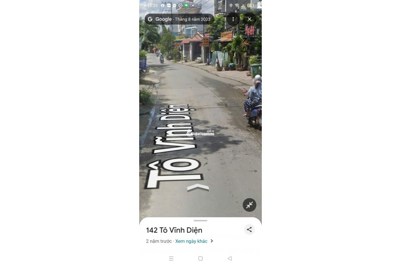 BÁN NHÀ MẶT TIỀN ĐƯỜNG TÔ VĨNH DIỆN ĐÔNG HOÀ NGAY GẦN LÀNG ĐẠI HỌC THỦ ĐỨC. LH:0985459086