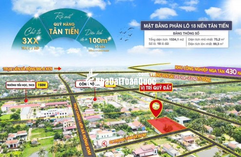 Mặt tiền : 5,5m full thổ cư .