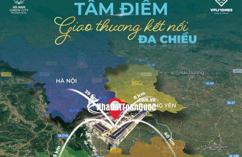 bán đất nền chính CĐT dự án Hà Nam Green City