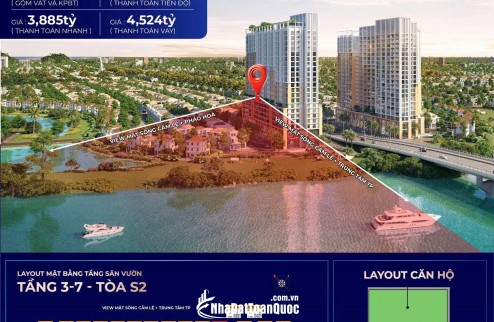 CĂN HỘ VIEW SÔNG – TÒA S2, DỰ ÁN CỦA SUN GROUP