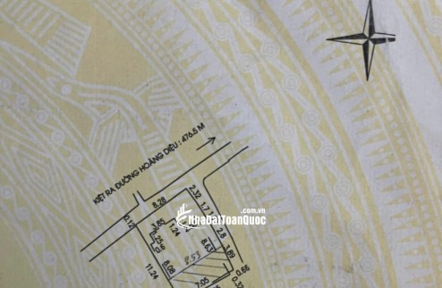 bán nhà đường lê đình lý hải châu đà nẵng 2 mặt hẽm ngang 8 m đất vuông
