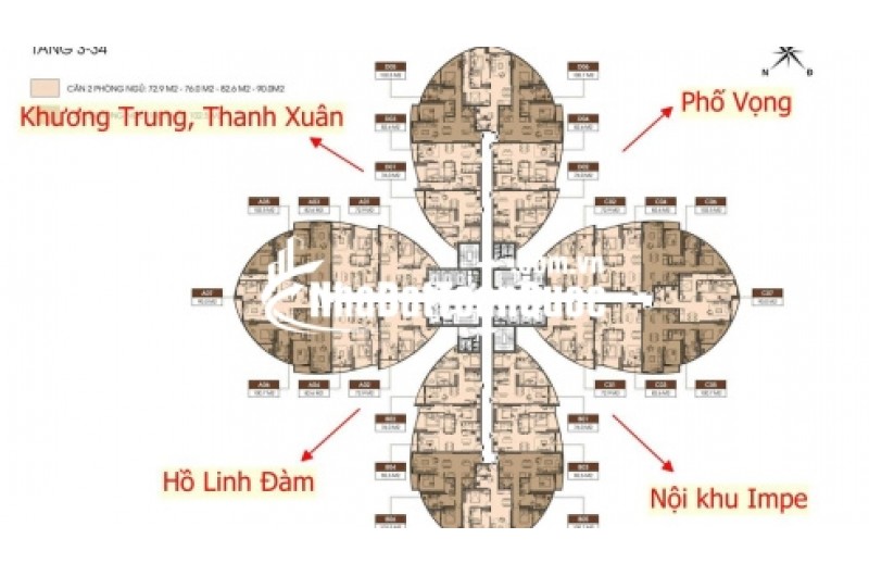Chung cư cao cấp The Queen - 360 Giải Phóng