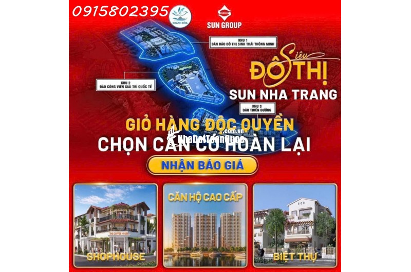 CĂN HỘ CAO CẤP SUN NHA TRANG SẮP SỬA MỞ BÁN