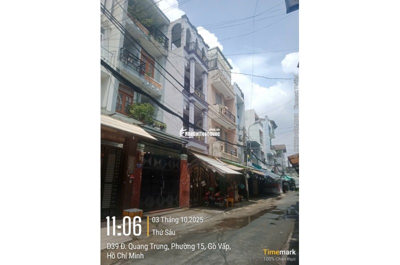 KHAN HIẾM! BÁN GẤP (4*24M) HXT 10M QUANG TRUNG P11, GIÁ CHỈ 9.8 TỶ TRỤC ĐƯỚNG THƯƠNG HIỆU SỐ 1 , GV