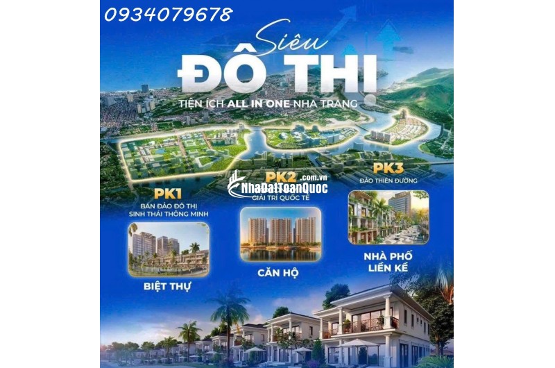 BÁN NHÀ LIỀN KỀ KHU ĐÔ THỊ HỖN HỢP SUNGROUP KHÁNH HÒA