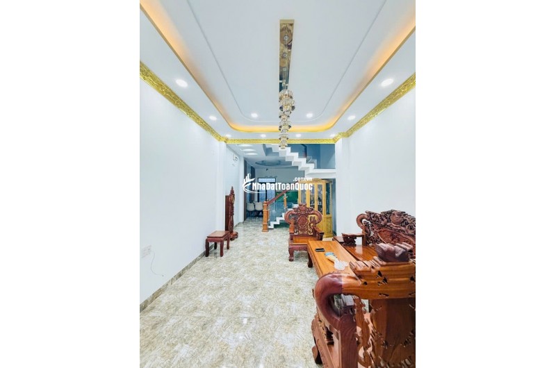 Nhà xinh Tô Ngọc Vân, Q12: 58m2, 3 tầng, 4PN, sổ hồng trao tay, giá hời chỉ 5.6 tỷ! An cư lạc nghiệp ngay trung tâm Sài Gòn. LH: 0918377255