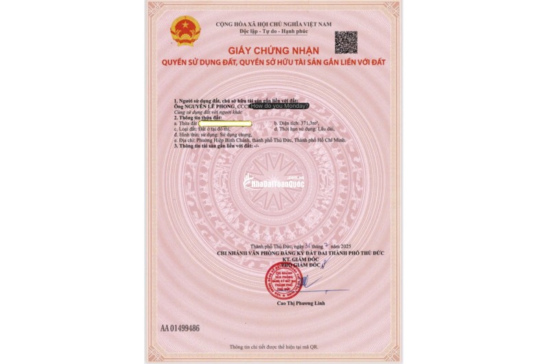 VỊ TRÍ ĐẸP – GIÁ TỐT  – CHÍNH CHỦ CẦN BÁN LÔ ĐẤT tại PHƯỜNG HIỆP BÌNH CHÁNH, THỦ ĐỨC, TPHCM
