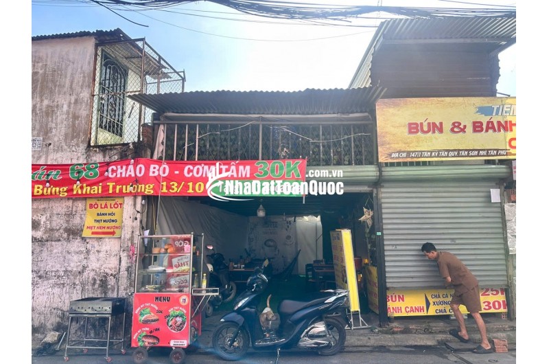 MẶT BẰNG ĐẸP – GIÁ TỐT  – CHÍNH CHỦ CẦN CHO THUÊ TẠI Hẻm 147 Đường Tân Kỳ Tân Quý