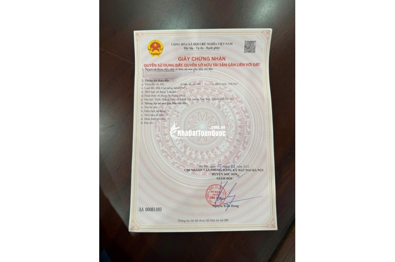 ĐẤT ĐẸP – GIÁ TỐT  – CHÍNH CHỦ Cần Bán 02 Lô Đất Tại Thôn Thắng Hữu, Xã Minh Trí, Huyện Sóc Sơn, Hà Nội