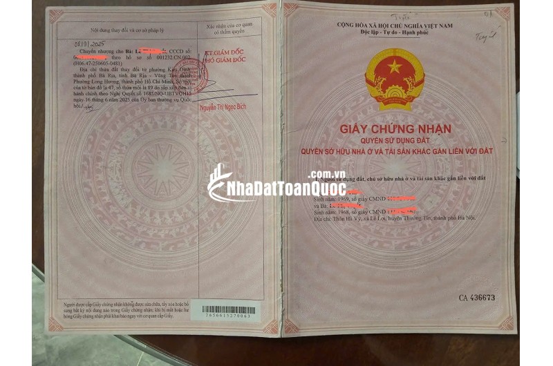 ĐẤT  ĐẸP – GIÁ TỐT  – Cần Bán nhanh lô đất đẹp tiềm năng lớn tại phường Long Hương, TP Hồ Chí Minh.