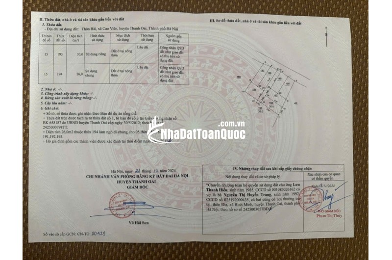 NHÀ ĐẸP- GIÁ TỐT CẦN BÁN NHANH NHÀ 4 TẦNG ĐẸP LONG LANH – GIÁ CHỈ HƠN 3 TỶ tại huyện Thanh Oai, Tp Hà Nội