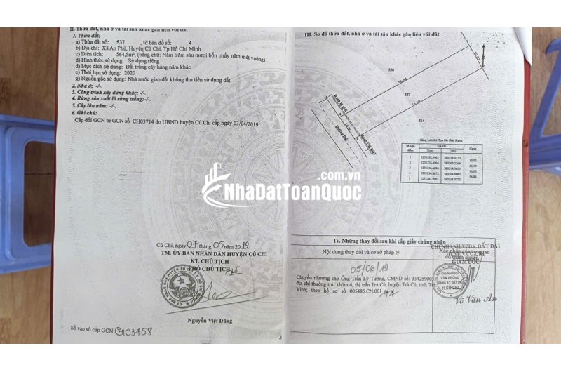Chính chủ bán đất đường cây gõ, An phú, Củ Chi