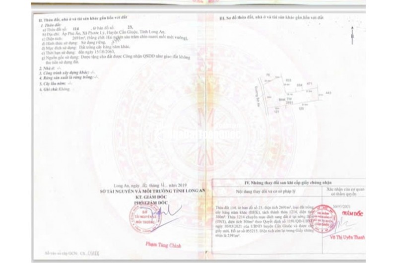 ĐẤT ĐẸP - ĐẦU TƯ SINH LỜI - Cần Bán Gấp Lô Đất Tiềm Năng Xã Phước Lý, Cần Giuộc, Long An